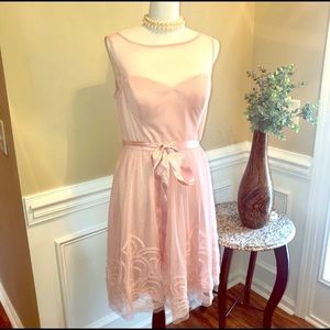 Blush Pink Sheer Cocktail
Dress PERFECT FOR EASTER 🐣